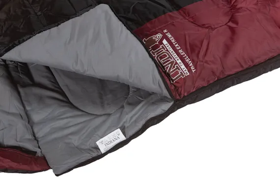 Спальный мешок INDI Traveller Extreme L-zip от -27 °C (одеяло с подголовником 195+35X85 см)