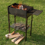 Мангал разборный со столиком и подставкой под казан Тонар (2мм, сумка)
