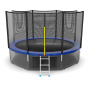 Батут EVO Jump External 12ft blue с внешней сеткой + нижняя сеть