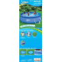 Надувной бассейн круглый P21-1339-D (396 х 99 см) Summer Escapes (Polygroup) Надувной бассейн круглый P21-1339-D (396 х 99 см) Summer Escapes (Polygroup)