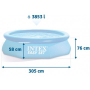 Бассейн Easy Set 3,05х0,76м, 3853л (28120) INTEX Бассейн Easy Set 3,05х0,76м, 3853л (28120) INTEX