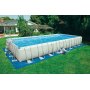 Каркасный бассейн Intex Rectangular Ultra Frame Pool 28372 (975х488х132 см) с фильтрующим насосом и аксессуарами