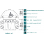Палатка Canadian Camper IMPALA 3, цвет woodland