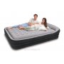 Двуспальная надувная кровать Intex Comfort Frame Bed Queen 66974 с внешним электрическим насосом