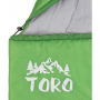 Спальный мешок TORO Wide 300L (220Х90, левый, стратекс, салатовый) (T-HS-SB-TW-300L) Helios