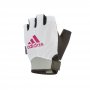 Женские перчатки для фитнеса Adidas цвет светло-серый