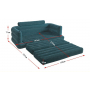 Надувной диван-трансформер Intex Pull-Out Sofa 68566 без насоса
