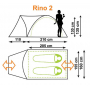 Палатка Canadian Camper RINO 2, цвет forest