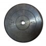 Диски обрезиненные, чёрного цвета, 26 мм, 15 кг, Atlet MB-AtletB26-15