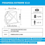 Палатка зимняя PIRAMIDA EXTREME 2,0х2,0 Helios V2.0 (широкий вход) ТОНАР