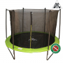 Батут DFC JUMP 10ft складной, c сеткой, цвет apple green