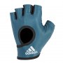 Женские перчатки для фитнеса Adidas, цвет petrol