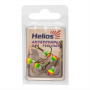 Тройник MUSTAD №10 3D глазок с эпоксидом 102P с фосфором (TRMS-10-E-102P) Helios