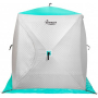 Палатка зимняя Куб Комфорт утепл. 1,5х1,5 biruza/gray PREMIER (PR-ISCC-150BG)