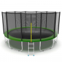 Батут EVO Jump External 16ft green с внешней сеткой