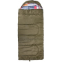 Спальный мешок OLYMPUS Wide 300 (220х90, холлофайбер, зеленый/город) (T-HS-SB-OW-300-NC) Helios