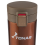 Термос-кружка (HS.TMК-02) 400ML кофейный TONAR