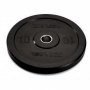 Диск бампированный ZIVA 10 кг серия Pro FЕ (резиновое покрытие) черный ZFT-BPRB-0678