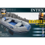 Лодка Intex Mariner 3 68373 с жестким полом, веслами и насосом