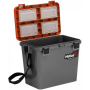 Ящик рыболовный зимний односекционный серый/оранжевый (HS-IB-19-GO-1) Helios