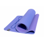 Коврик для йоги 6 мм двуслойный TPE фиолетово-сиреневый Original FitTools FT-YGM6-2TPE-1