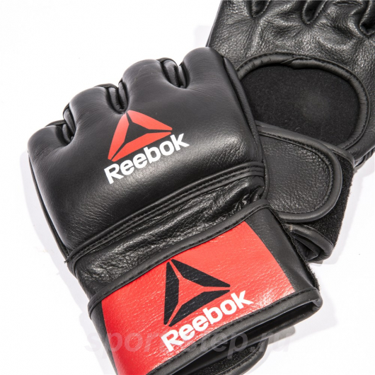 Профессиональные кожаные перчатки Reebok Combat для MMA, Арт. RSCB-10310RDBK