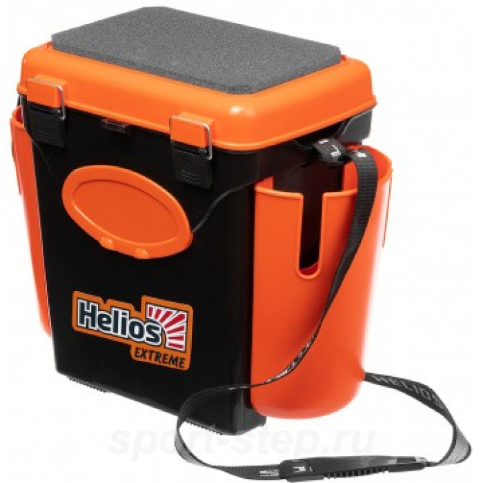 Ящик зимний FishBox односекционный (10л) оранжевый Helios