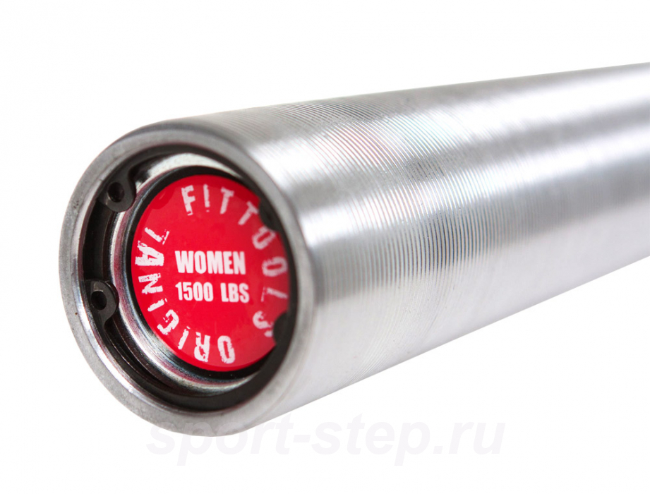 Гриф для кросс-тренинга женский олимпийский прямой 2010 мм, до 679 кг, с упорными подшипниками OFT FT-CROSSTRAINGWMN-1500LBS