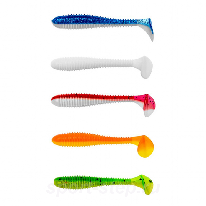 Набор приманок Catcher 2,75"/7 см MIX 5 цветов 100шт. (HS-1-031-N) Helios