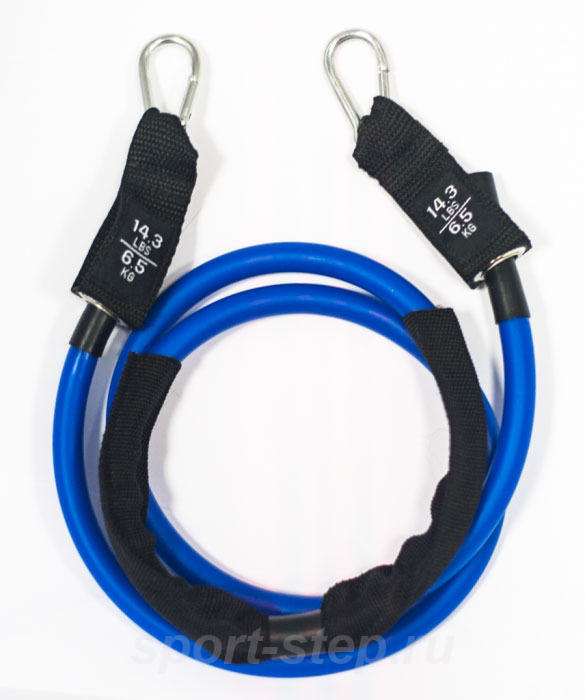 Набор эспандеров трубчатых (6 шт.) и аксессуаров в сумке Fitness Tools FT-TRTE-MULTISET