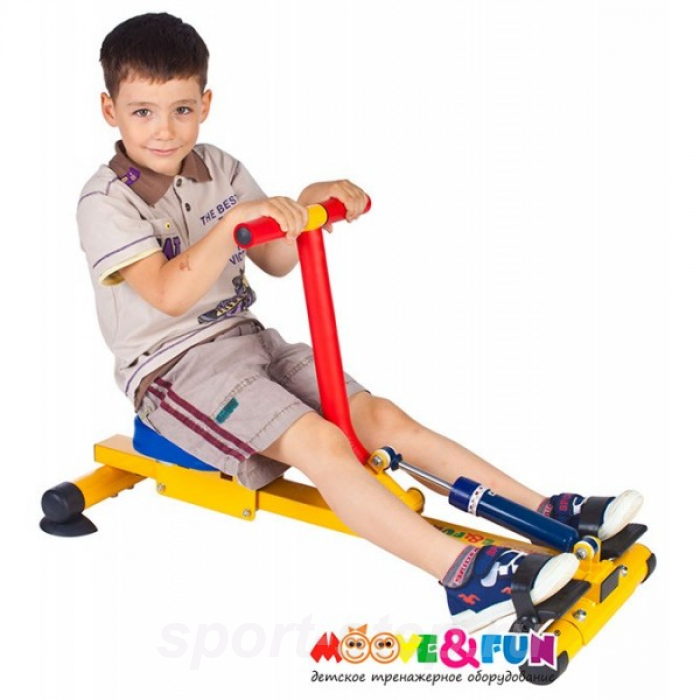 Детский гребной тренажер с одним рычагом Moove&Fun SH-04-A