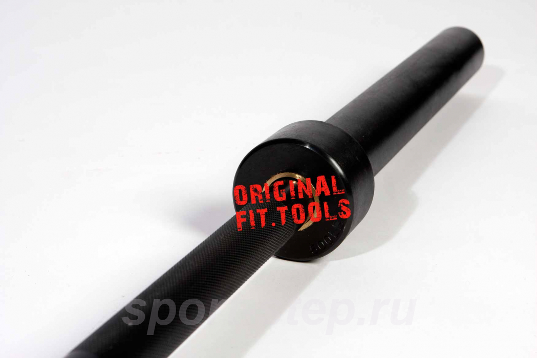 Гриф олимпийский, FT-OB-500LBS-BLACK Нагрузка до 500 фунтов (226 кг) черненый Fit.Tools