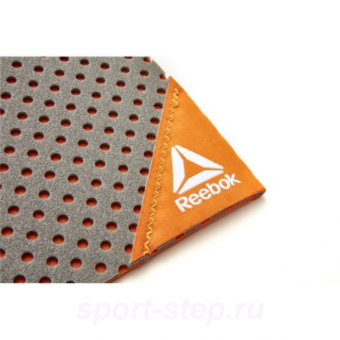 Коврик (мат) для фитнеса пористый Reebok, оранжевый RAMT-13014OR