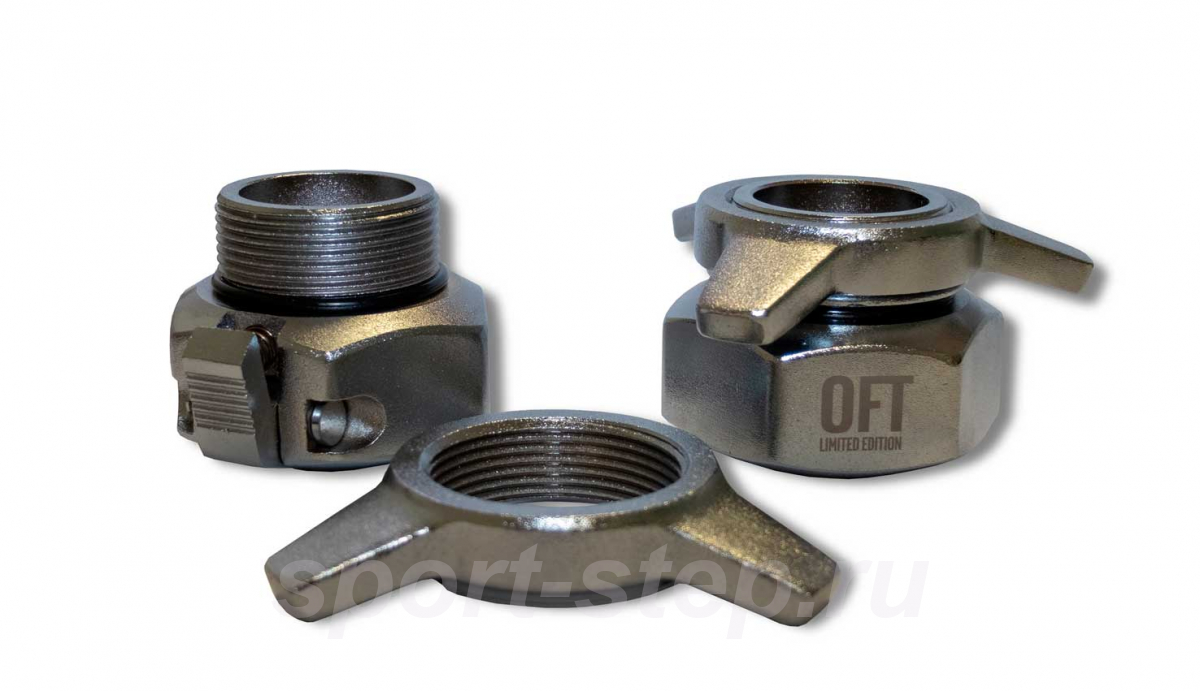 Замки для пауэрлифтинг грифа премиальные Original FitTools FT-CLWPB