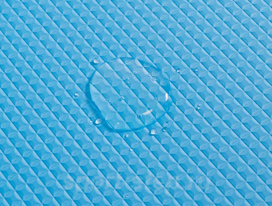 Мат для аэробики 6 мм голубой Original FitTools FT-MPM6LTB (GANGA)