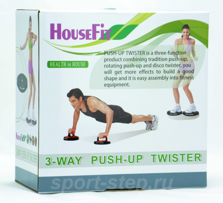 Упоры для отжиманий поворотные HouseFit 6970