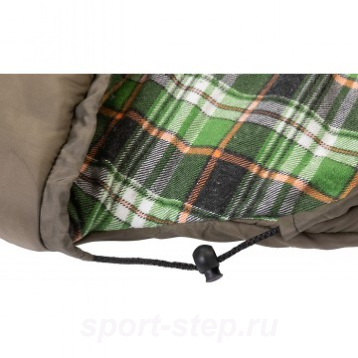 Спальный мешок Beluha 220*70 (400 гр/м.кв) хаки (термофайбер/шерсть) Helios