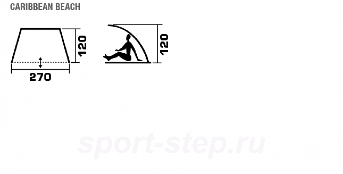 Пляжный тент Trek Planet Carribean Beach