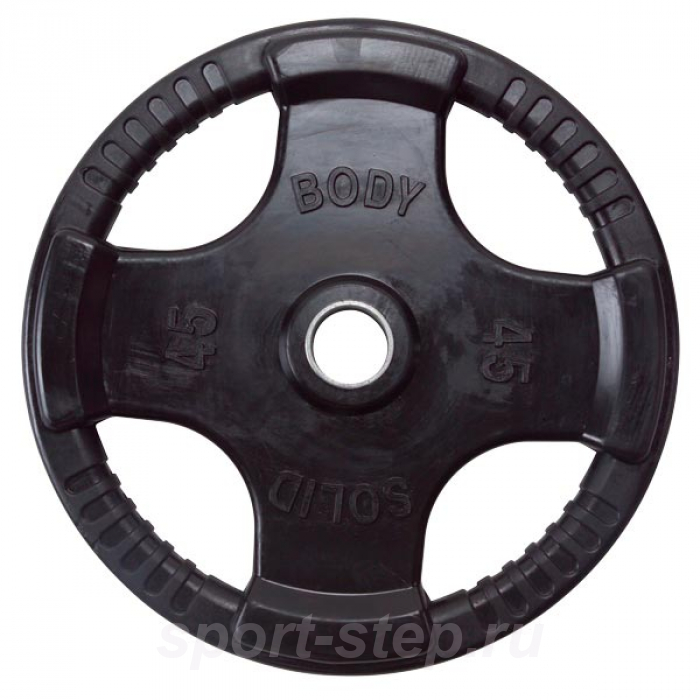 Диск обрезиненный 45 фунтов (20,41 кг) Body-Solid ORT45