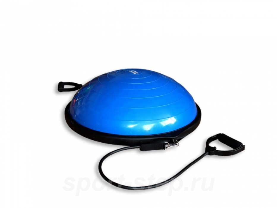 Полусфера гимнастическая надувная R2 с эспандерами и насосом Fitness Tools FT-BSU-R2