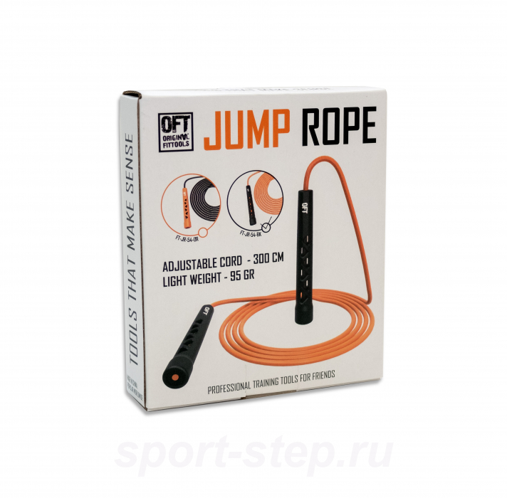 Скакалка тренировочная FT-JR-54-BK