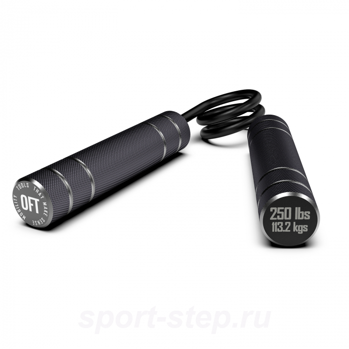 Эспандер кистевой с алюминиевыми рукоятками нагрузка 250LBS Original FitTools FT-AHGT-250