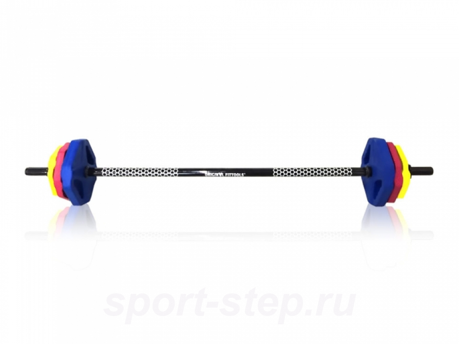 Памп-штанга PRO 20 кг Original FitTools FT-PUMP-SET-02
