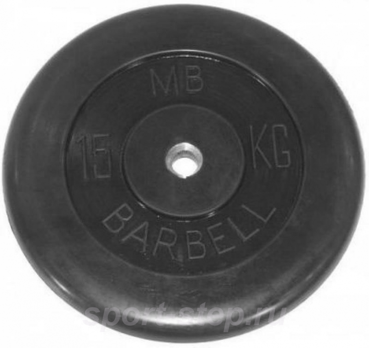 Олимпийский диск 15 кг 31мм Barbell MB-PltB31-15