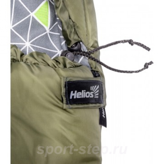 Спальный мешок OLYMPUS Wide Plus 300 (220х106, холлофайбер, зеленый) (T-HS-SB-OWP-300) Helios