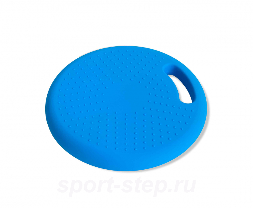 Массажно-балансировочная подушка с ручкой синяя OFT FT-BPDHL (BLUE)