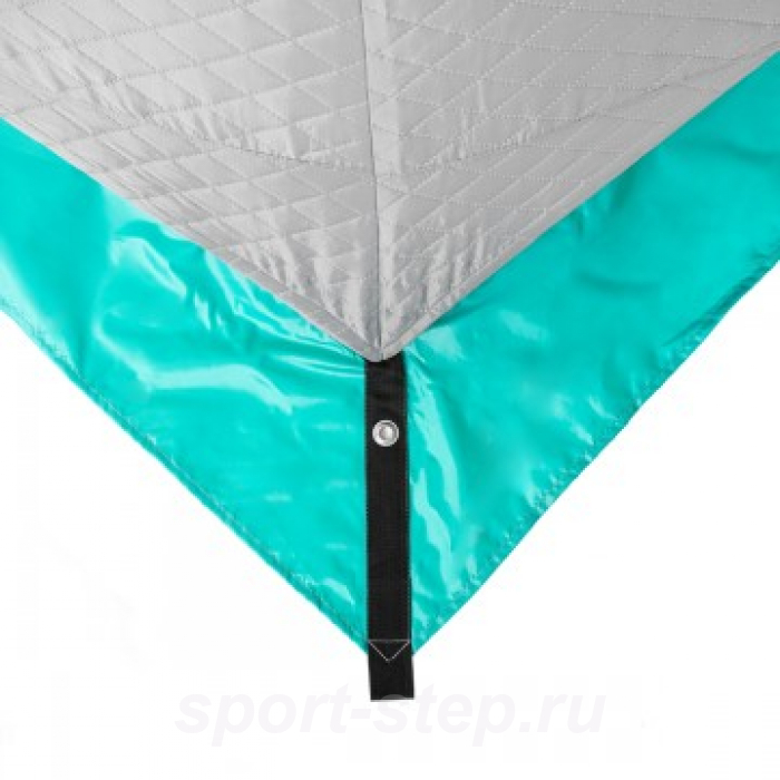 Палатка зимняя Куб Комфорт утепл. 1,5х1,5 biruza/gray PREMIER (PR-ISCC-150BG)