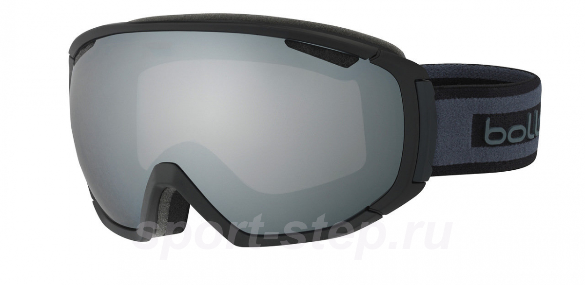 Маска Bolle Tsar Matte Black & Grey / Black Chrome M-L