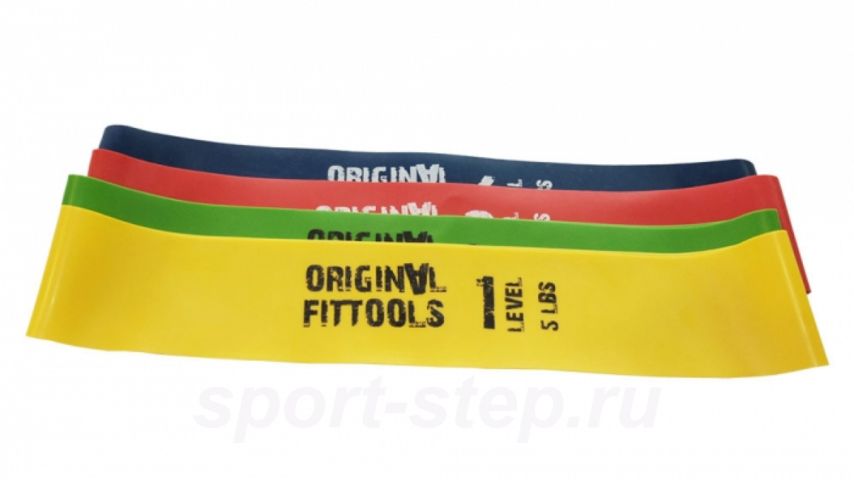 Набор мини-эспандеров диаметр 61 см Original FitTools FT-XLST