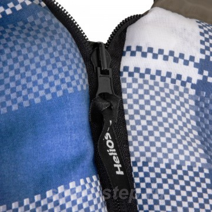 Спальный мешок OLYMPUS Wide 300 (220х90, холлофайбер, зеленый/город) (T-HS-SB-OW-300-NC) Helios